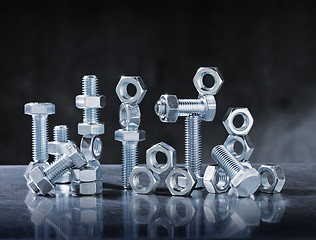 Image showing Bolts and Nuts