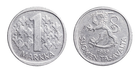 Image showing Finnish Markka