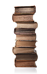 Image showing Stack of old Books