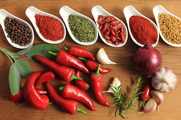 Image showing Spices composition
