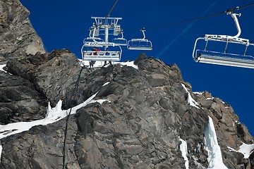 Image showing Ski lift