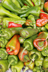 Image showing bell peppers background (Capsicum annuum) 