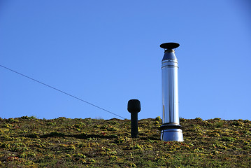 Image showing Rooftop vents 