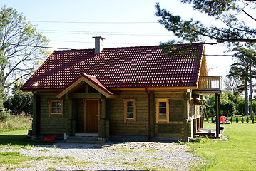 Image showing The wooden house