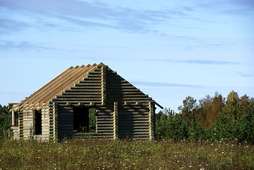 Image showing A house without a roof