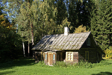 Image showing The house and forest