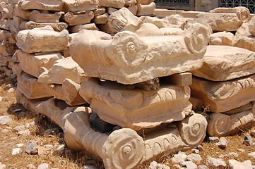 Image showing Fragments of ancient columns