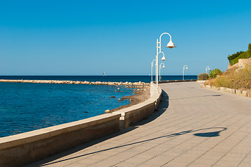 Image showing Beach promenade