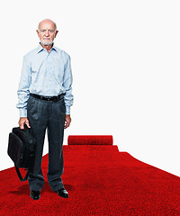 Image showing man on  red carpet