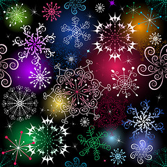 Image showing Seamless christmas pattern