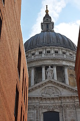 Image showing St Paul Cathedral in London