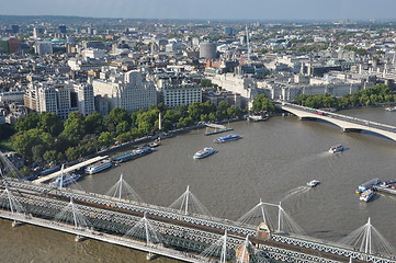 Image showing Aerial View of London