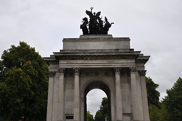 Image showing Wellington Arch in London