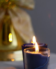 Image showing candles and bell