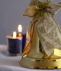 Image showing candles and bell