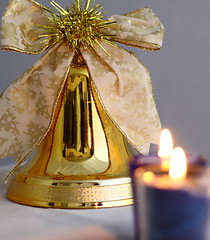 Image showing candles and bell