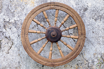 Image showing Retro Spinning Wheel