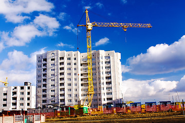 Image showing Building of the new house