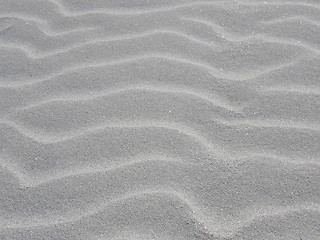 Image showing Wavy sand background