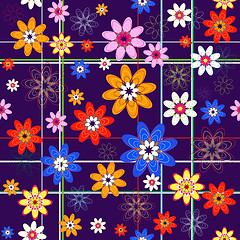 Image showing Floral seamless pattern