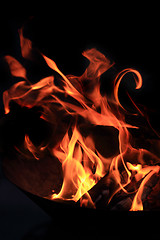 Image showing Fire flames