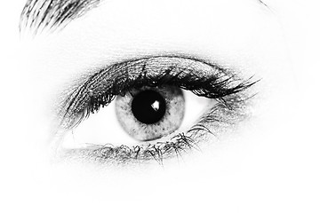 Image showing woman eyes.
