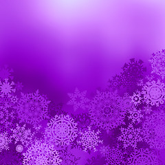 Image showing Fiolet color christmas background. EPS 8