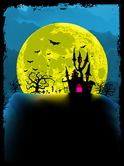 Image showing Spooky halloween background. EPS 8