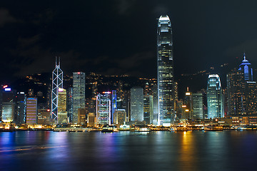 Image showing Hong Kong cityscape at night