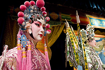 Image showing chinese opera dummy ,it is a toy,not real man 