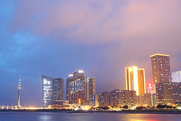 Image showing Macau at night 