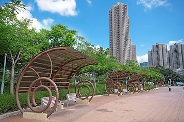 Image showing Summer day in public city park 