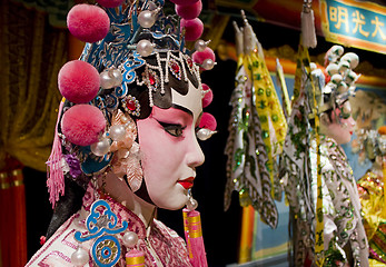 Image showing chinese opera dummy ,it is a toy,not real man 