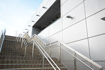 Image showing Abstract fire escape background texture