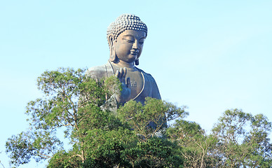 Image showing Tian Tan Buddha in Hong Kong 