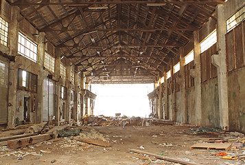 Image showing Abandoned Industrial Furnace 