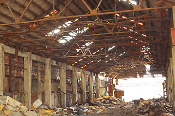 Image showing Abandoned Industrial Furnace 