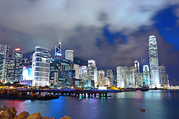 Image showing Hong Kong at night