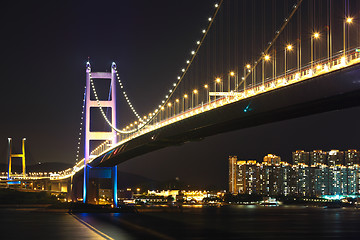 Image showing Tsing Ma Bridge