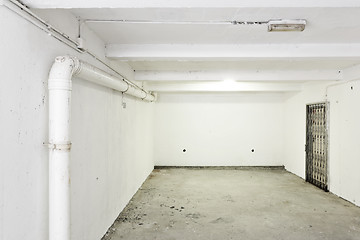 Image showing old white interior