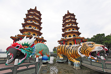 Image showing Dragon Tiger Tower