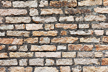 Image showing Background of stone wall texture