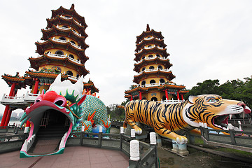 Image showing Dragon Tiger Tower