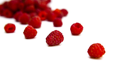 Image showing Raspberries