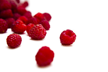 Image showing Raspberries