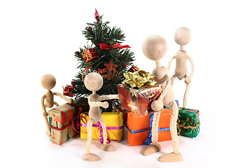 Image showing handing out of presents