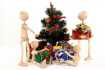 Image showing handing out of presents