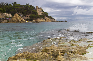 Image showing Lloret de Mar beach 