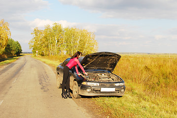 Image showing broken car