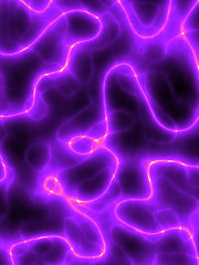 Image showing purple electricity